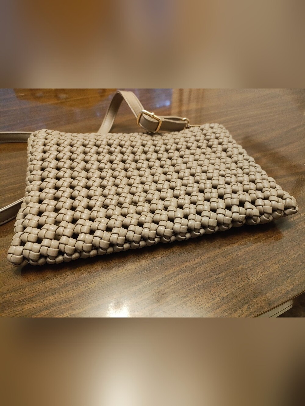 Insane Condition Anthropologie Kalani Woven Knot Crossbody Bag (Faux Leather Ed) - Picture 5 of 8